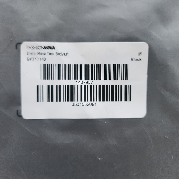 NWT Fashion Nova Divine Basic Tank Bodysuit - Picture 7 of 8